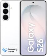 Celular Samsung Galaxy S26 5G, 256GB, 12GB RAM, Câmera Tripla de 50+12+10, Tela Grande de 6.3" - Branco