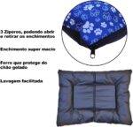 Cama Pet Tamanho G - 70 x 58 cm - Colchonete Macio Para Cachorro ou Gato Caminha Pet Lavável com Ziper - Imagem 3