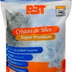 Areia Cristais de Sílica Super Premium P3T para Gatos Antibacteriano Absorção 100% Elimina Odores 1,6kg