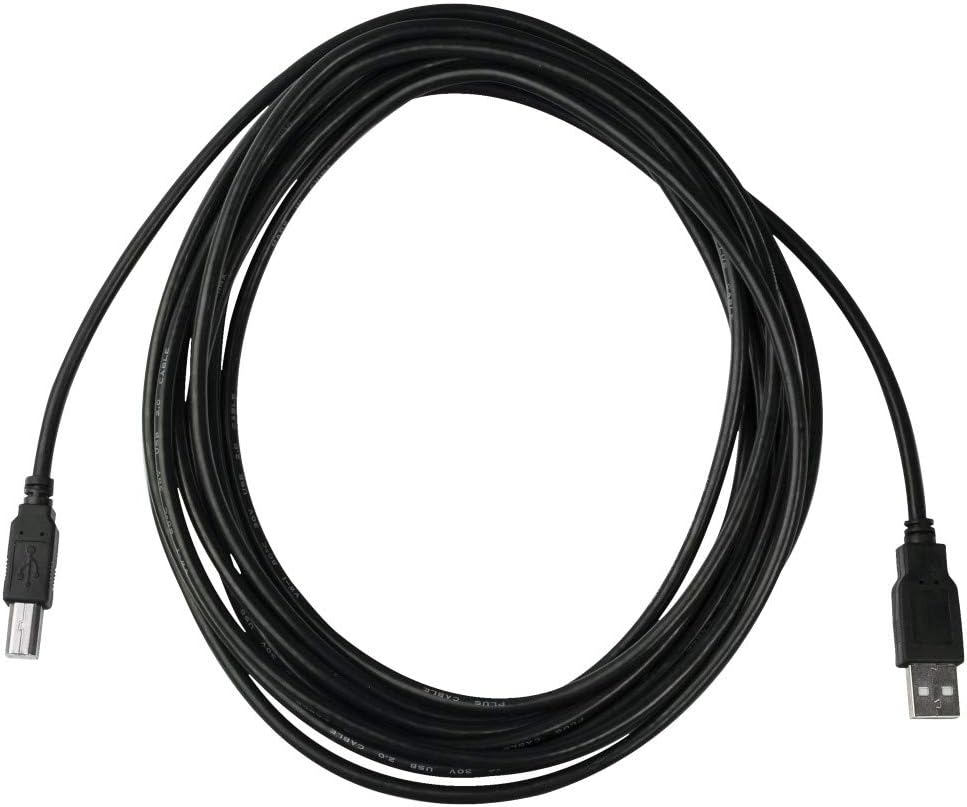 61U0uEpNKL._AC_SL1000_.jpg Cabo USB Para impressora PlusCable USB 2.0 PC-USB5001 - 5 Metros A Macho para B Macho Taxa de transferência de até 480Mbps, Preto - Imagem 1