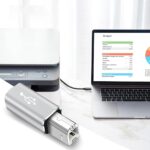Adaptador USB B para USB C, tipo C fêmea para USB macho, suporta sincronização de dados, para scanner, impressora, câmera, piano elétrico, laptops - Imagem 3