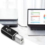 Adaptador USB B para USB C, tipo C fêmea para USB macho, suporta sincronização de dados, para scanner, impressora, câmera, piano elétrico, laptops - Imagem 8
