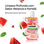 LISTERINE® Melancia & Hortelã Enxaguante Bucal Sem Álcool, 500mL - Imagem 4