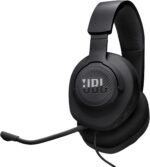 JBL, Fone de Ouvido Com Fio, Quantum 100M2, Headset Gamer, Over Ear, Microfone Removível - Preto