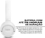 JBL, Fone de Ouvido Bluetooth Over-Ear, Tune 530BT, Sem Fio, Até 76 Horas de Bateria - Branco - Imagem 4