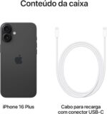Apple iPhone 16 Plus (128 GB) – Preto - Imagem 6