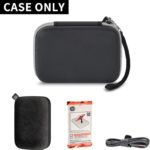 Capa compatível com impressora HP Sprocket portátil 2x3/Select 2.3x3.4/2ª edição, suporte organizador de viagem serve para papel fotográfico Zink, cabo USB e mais acessórios - preta (apenas caixa) - Imagem 3