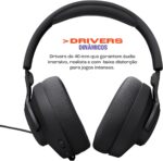 JBL, Fone de Ouvido Com Fio, Quantum 100M2, Headset Gamer, Over Ear, Microfone Removível - Preto - Imagem 2