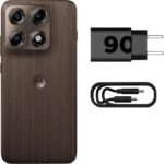 Smartphone Motorola Edge 70 PRO 5G - 256GB 24GB (12GB RAM+12GB Ram Boost), 4 câmeras de 50MP, Tela 1.5K extreme AMOLED 144Hz, Bateria 6500 mAh, IP68/IP69 - Madeira - Imagem 6