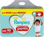 Fralda Pampers Premium Care Pants Tamanho XXG, Fácil de Vestir, 90 Unidades - Imagem 9