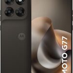 Smartphone Motorola Moto G77 5G - 256GB 24GB (8GB RAM + 16GB RAM Boost) camera 108MP Ultra-Pixel, tela 1.5K extreme Amoled 120hz, ultrarresistente - Marrom