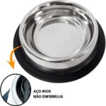 Chalesco Comedouro Inox para Cães e Gatos 480 ml - Imagem 2