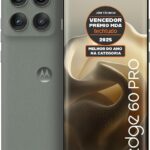 Smartphone Motorola Edge 60 PRO 5G - 512GB 24GB (12GB RAM+12GB Ram Boost) Tela Quad-Curve moto AI 50MP Sony Camera ultrarresistencia militar IP68 + IP69 - Cinza