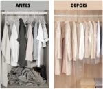 Kit 30 Sacos Para Roupa Capa Protetora Lavanderia 60x180 Protetora Terno Casaco Jaqueta Camiseta Transparente - Imagem 5