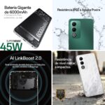 Smartphone OPPO A5 5G 256GB 8GB Ram IP65 50MP AI Câmera Bateria 6000mAh NFC Verde - Imagem 2