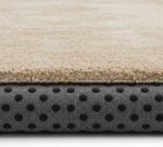 Tapete Passadeira Peludo 2,00 × 0,60 m – Shaggy Super Peludo Felpudo, Antiderrapante, Antialérgico, 100 % Poliéster, Alta Maciez para Quarto, Sala, Corredor (Bege) - Imagem 2