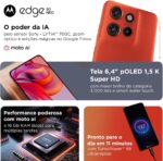 Smartphone Motorola Edge 50 Neo 5G - 256GB 16GB (8GB RAM+8GB Ram Boost) 50MP Sony Camera Moto AI Ultrarresistencia militar - Latte Vegan Leather - Imagem 3