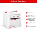 Canon Impressora a laser imageCLASS MF284dw sem fio preto e branco – tudo em um para uso doméstico, impressão/cópia/digitalização, impressão frente e verso, 35 PPM, alimentador automático de - Imagem 2