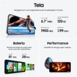 Samsung Galaxy S24 FE 5G Celular 256GB 8GB RAM Tela 6.7" Câmera Tripla 50+12+8MP Frontal 10MP Galaxy AI Grafite Recondicionado - Imagem 6