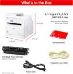 Canon Impressora a laser imageCLASS MF284dw sem fio preto e branco – tudo em um para uso doméstico, impressão/cópia/digitalização, impressão frente e verso, 35 PPM, alimentador automático de - Imagem 8