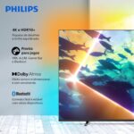 PHILIPS, Smart TV Ambilight 55" 4K, 55PUG8100/78, Comando de Voz, HDR10+/Dolby Atmos, VRR/ALLM, Bluetooth - Imagem 2