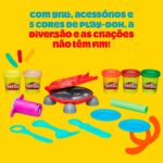 Play-Doh, Massinha de Modelar Infantil, Festa do Hambúrguer - Conjunto de Brinquedo com Acessórios e 5 Potes - A partir de 3 Anos - Imagem 4