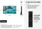 Samsung Vision AI TV 55" QLED Ultra 4K Q7F 2025, Pontos Quânticos, Processador com AI, Art Store, Alexa - Imagem 9