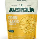 Cornflakes Australia Cereal Matinal, Sem Adição de Açucar, Sem Glúten, Sem Lactose, Vegano, 100% Natural, Alto em Fibras, 220g