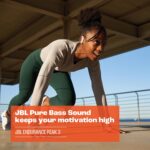 JBL Endurance Peak 3 - Fones de ouvido ativos sem fio verdadeiros à prova de poeira e água (IP68), som de graves puros, até 50 horas totais de reprodução com carga de velocidade, consciência do - Imagem 5