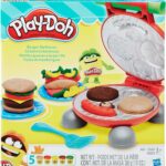 Play-Doh, Massinha de Modelar Infantil, Festa do Hambúrguer - Conjunto de Brinquedo com Acessórios e 5 Potes - A partir de 3 Anos