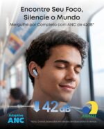 soundcore P30i da Anker, Fone de Ouvido Bluetooth 5.4 com Cancelamento de Ruído Adaptativo, Graves Poderosos, 45H de Reprodução, Estojo 2-em-1 com Suporte para Celular, IP54, Fone sem fio TWS, Azul - Imagem 2