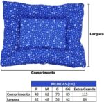 Cama Pet Tamanho G - 70 x 58 cm - Colchonete Macio Para Cachorro ou Gato Caminha Pet Lavável com Ziper - Imagem 2