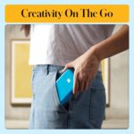 KODAK Impressora fotográfica colorida instantânea Step com Bluetooth/NFC, tecnologia Zink e aplicativo KODAK para iOS e Android (azul) Pacote Go, 2x3 - Imagem 7