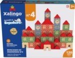Brincando De Engenheiro 120 Peças Xalingo Multicor - Imagem 3