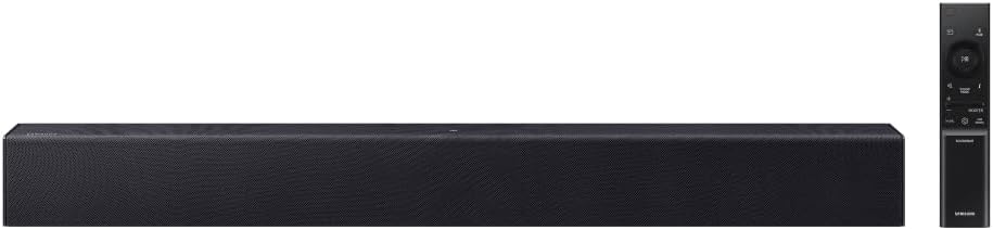 31lOjHKQFKL._AC_SL1000_.jpg Soundbar Samsung HW-B400F, com 2.0 canais, Bluetooth, Subwoofer integrado e HDMI ARC - Imagem 1