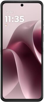 Smartphone Motorola Razr 70 5G - 256GB 24GB (8GB RAM+16GB Ram Boost) Tela dobrável 6,9" Extreme AMOLED 120hz e externa 3,6” Gorilla Glass Victus - Rosa - Imagem 2