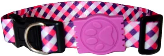 4193b8n6G0L._AC_SL1080_.jpg MY PET BRASIL Coleira Para Cachorros G Coleira Ajustável Pink & Purple Passeio E Viagem Confortável E Resistente - Imagem 1