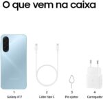 Celular Samsung Galaxy A17, 128GB, 4GB, 50MP Tela 6.7", IP54 - Azul - Imagem 9
