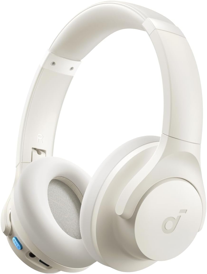 51043qdBJeL._AC_SL1500_.jpg soundcore Q11i da Anker Fone De Ouvido Bluetooth 5.3, Fone Gamer, Headphone Bluetooth Over-Ear, Graves Profundos, 60H Autonomia, Hi-Res Áudio, Almofadas Removíveis, Conexão Multiponto, Branco - Imagem 1