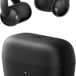 soundcore C50i da Anker, Fone de Ouvido Bluetooth 6.0, Fones de Escuta Aberta, Ultraconforto, Design FlexiClip, Drivers de 12mm Graves Potentes, Chamadas Nítidas IA, 28H de uso, Hi-Res, IP55, Preto