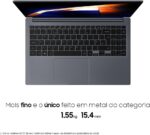 Samsung Galaxy Book4 Intel® Core™ i3-1315U, Windows 11 Home, 8GB, 256GB SSD, UHD Graphics, 15.6'' Full HD LED, 1.55kg*. - Imagem 4
