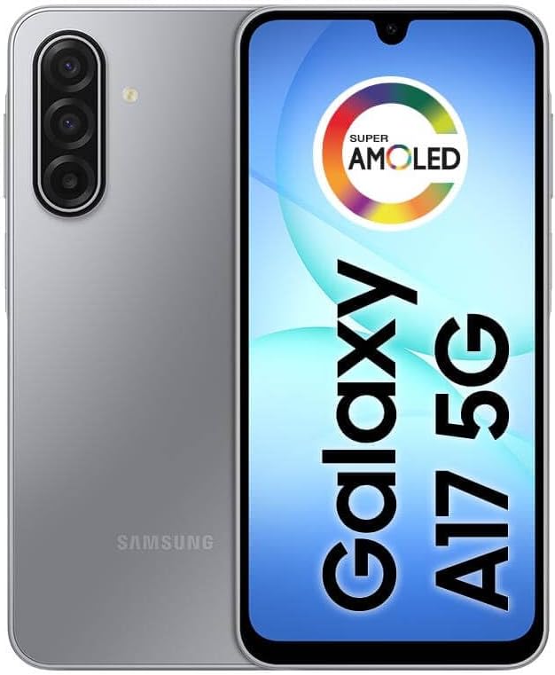 51Fzb22Pe7L._AC_SL1000_.jpg Celular Samsung Galaxy A17 5G, 128GB, 4GB, 50MP Tela 6.7" - Cinza - Imagem 1