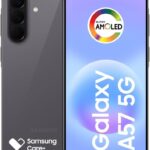Celular Samsung Galaxy A57 5G 256GB, 8GB RAM, Câmera Tripla de até 50MP OIS, Selfie de 12MP Video HDR, IP68, Tela Super AMOLED 6.7", NFC, Recursos AI, Até 6 Atualizações de Android e Segurança (Cinza)