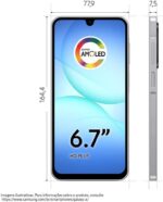 Celular Samsung Galaxy A17 5G, 128GB, 4GB, 50MP Tela 6.7" - Cinza - Imagem 8