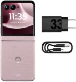 Smartphone Motorola Razr 70 5G - 256GB 24GB (8GB RAM+16GB Ram Boost) Tela dobrável 6,9" Extreme AMOLED 120hz e externa 3,6” Gorilla Glass Victus - Rosa - Imagem 4