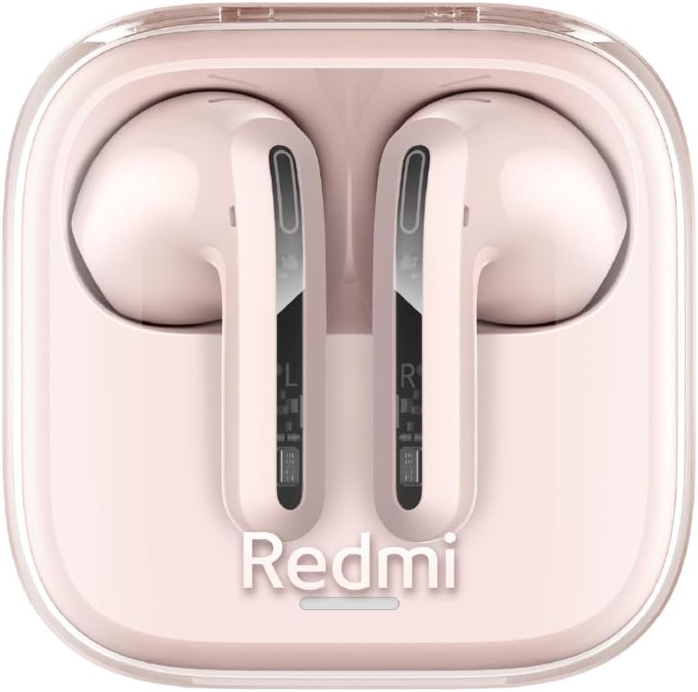 51hekIW1bXL._AC_SL1200_.jpg Xiaomi Redmi Buds 6 Active, Fones de Ouvido Sem Fio, Versão Global (Rosa) - Imagem 1