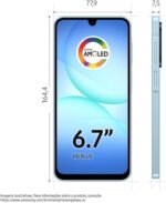 Celular Samsung Galaxy A17, 128GB, 4GB, 50MP Tela 6.7", IP54 - Azul - Imagem 8