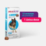 Bravecto® Cães 1000mg - Antipulgas e Carrapatos - Cães de 20 a 40kg - 1 Comp. Mastigável - MSD Saúde Animal - Imagem 2