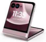 Smartphone Motorola Razr 70 5G - 256GB 24GB (8GB RAM+16GB Ram Boost) Tela dobrável 6,9" Extreme AMOLED 120hz e externa 3,6” Gorilla Glass Victus - Rosa - Imagem 5
