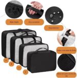 Kit Organizador de Mala de Viagem com 7 Peças, Bolsas para Roupas, Sapatos e Acessórios – Organização Inteligente, Economia de Espaço e Separação de Itens Limpos e Sujos (Rosa) - Imagem 7